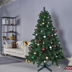 Northlight Artificial Tree Stands-Green Adjustable Artificial Christmas Tree Stand - For Trees Up To 7.75Ft Tall