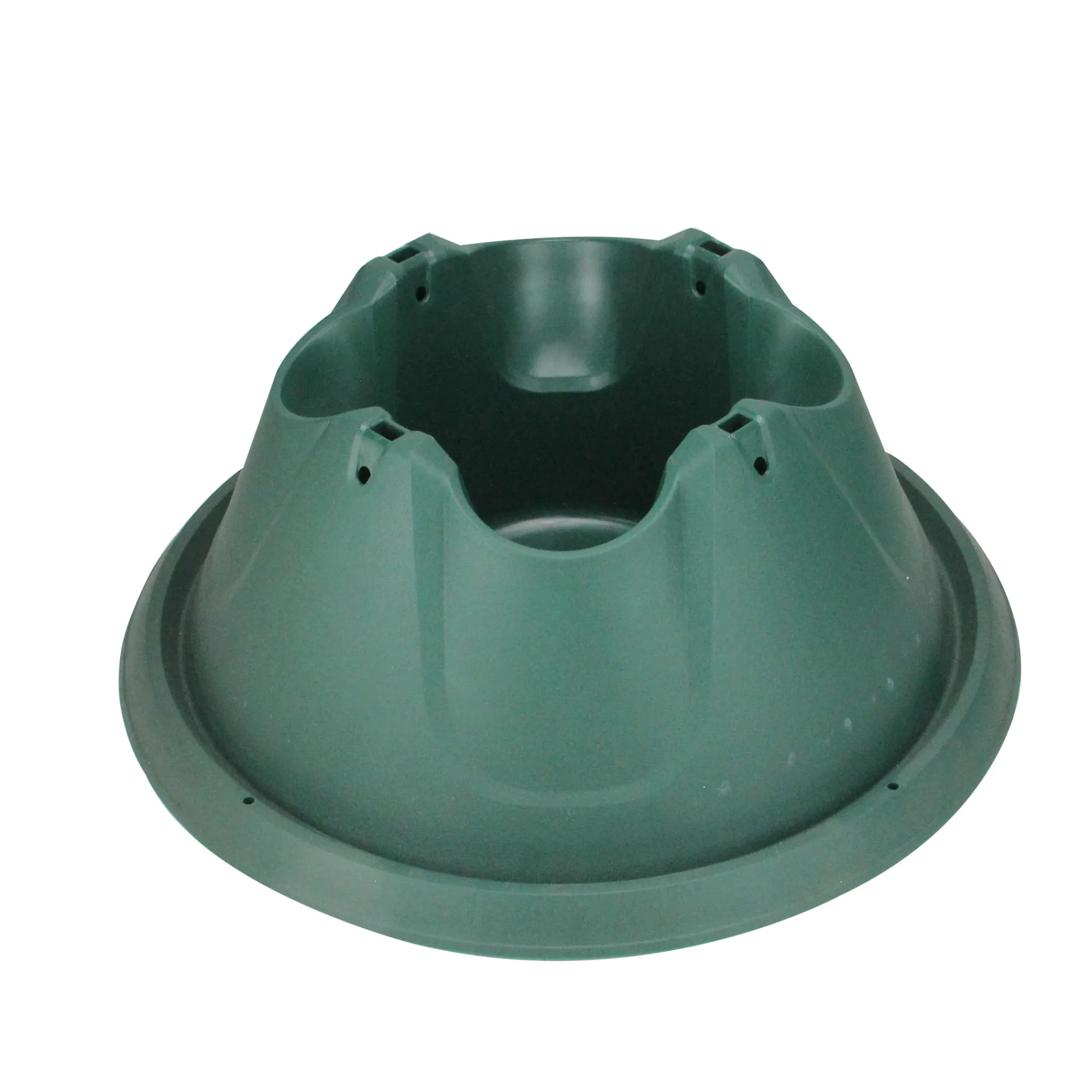 Dyno Real Tree Stands-Heavy Duty Green Easy Watering Christmas Tree Stand - For Live Trees Up To 10'