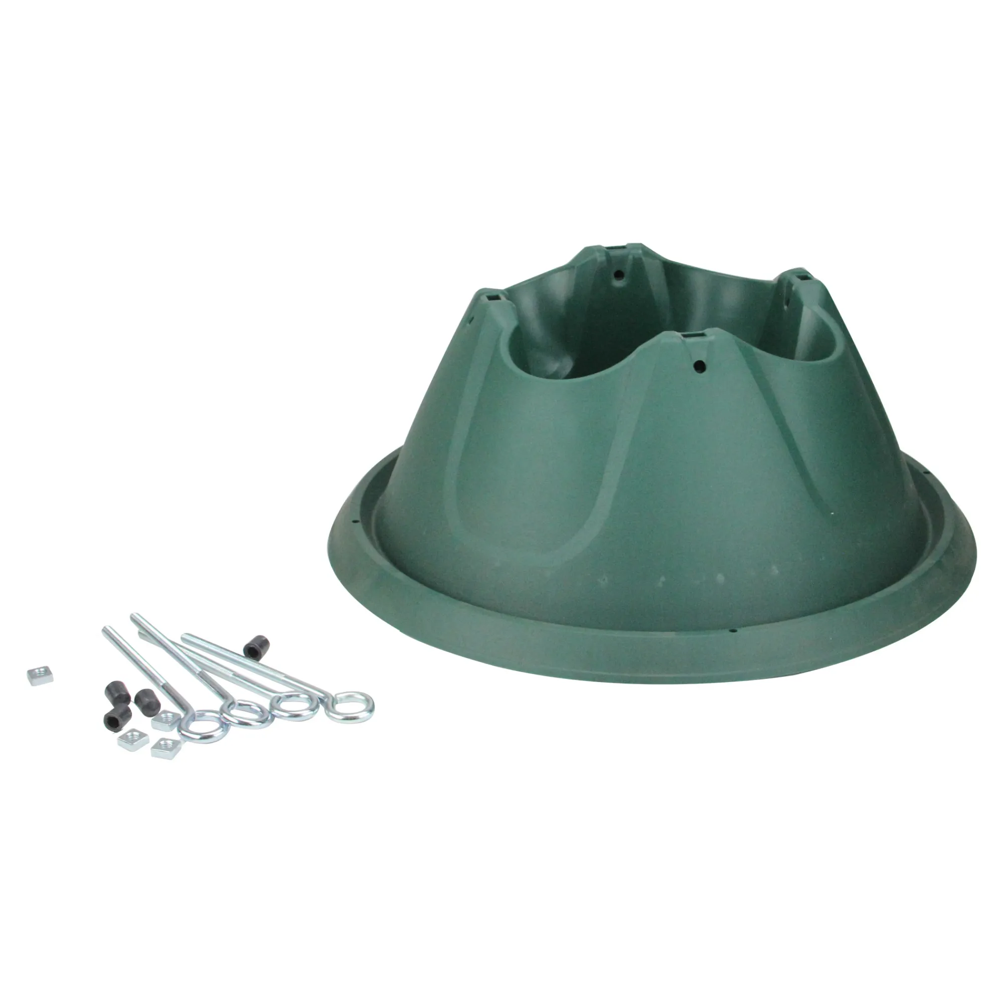 Dyno Real Tree Stands-Heavy Duty Green Easy Watering Christmas Tree Stand - For Live Trees Up To 10'