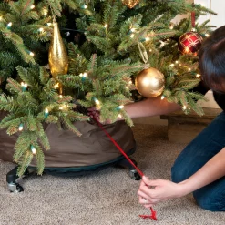 Northlight Tree Storage-Large Adjustable Upright Christmas Tree Protective Storage Bag W/ 2 Way Rolling - Hold Up To 9' Trees