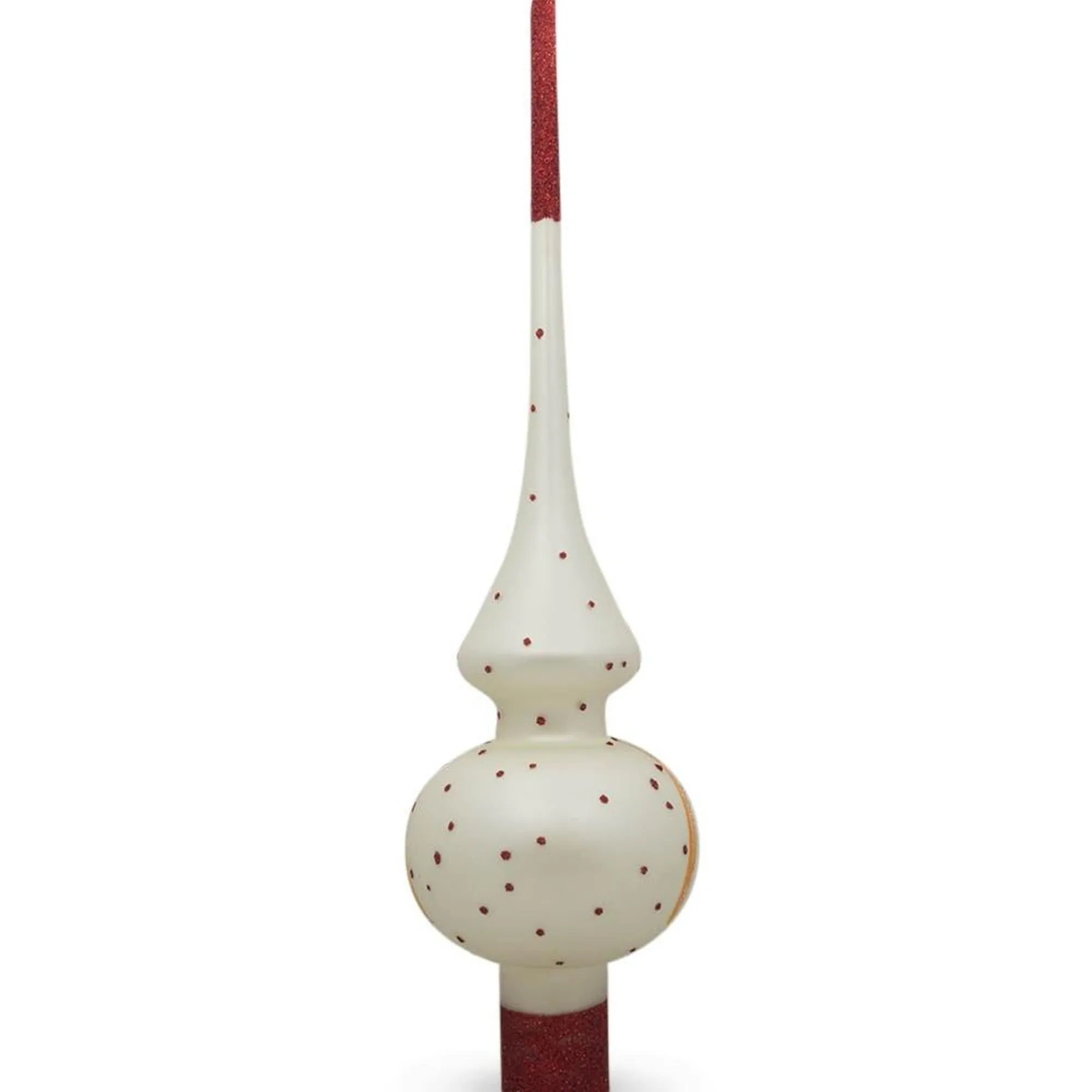 BESTPYSANKY Angels-Nativity Scene For Kids On White Glass Christmas Tree Topper 11 Inches
