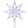 Home and Holiday Shops Finials-8-Point Cool White Led Star Christmas Tree Topper 10 Inch Ad2815