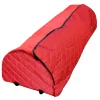 Northlight Tree Storage-Red Quilted Rolling Christmas Tree Storage Bag For Trees Up To 12Ft