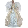 Home and Holiday Shops Finials-Santa's Workshop Coastal Angel Christmas Tree Topper 16 Inch Multicolor