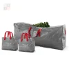 osto Tree Storage-Set Of 3 Gray Waterproof Garland And Christmas Tree Storage Bags 65"