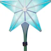 BlissLights Stars-Shining Star Christmas Tree Topper - Multicolored Led Light Show, Indoor Holiday Projector Lighting (Gold Trim, Green Stars)