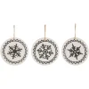 Gallerie II Snowflake-Snowflake Silhouettes Decor Decoration Ornaments, A/3