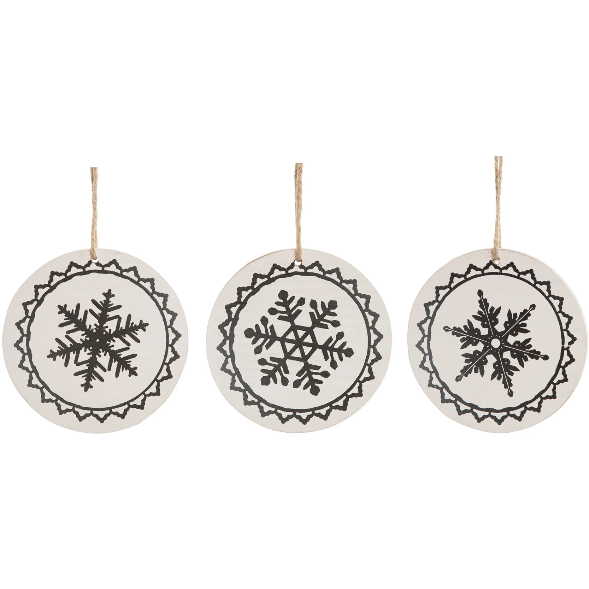 Gallerie II Snowflake-Snowflake Silhouettes Decor Decoration Ornaments, A/3