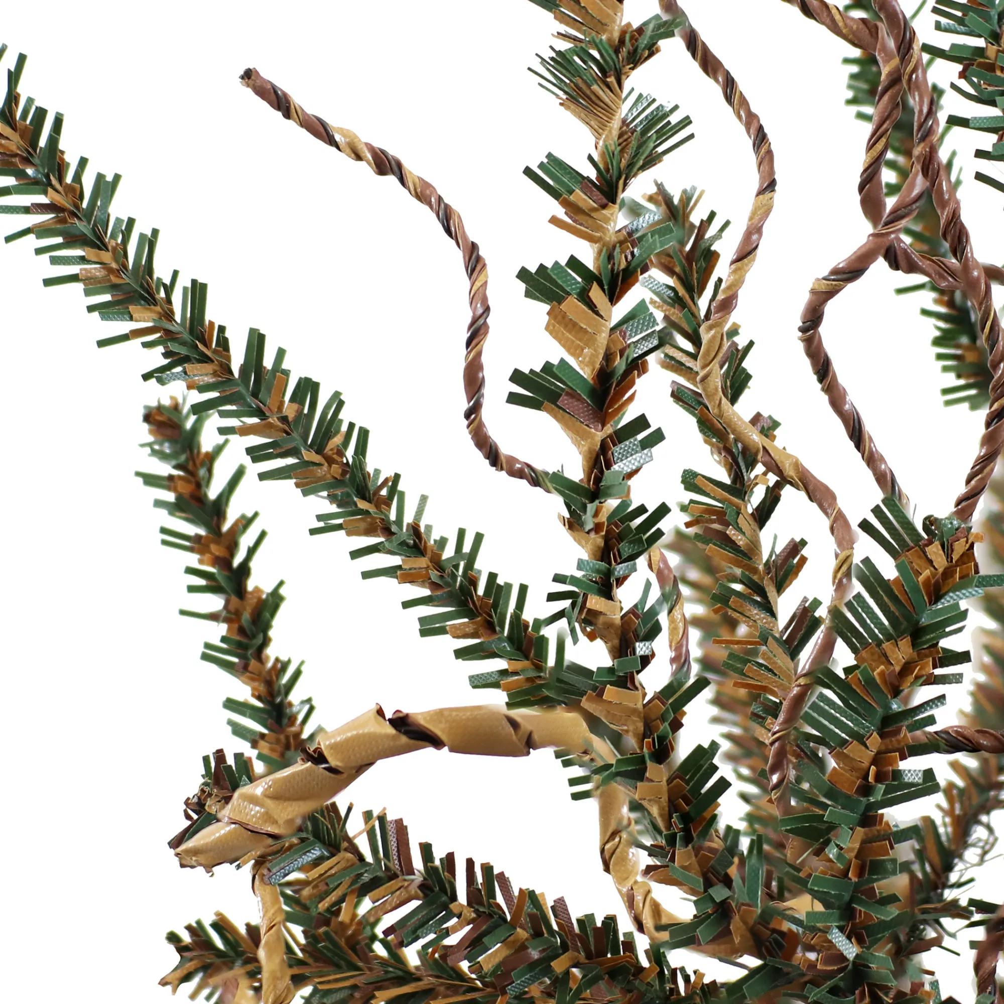 Sunnydaze Decor Unlit-Sunnydaze Homespun Holiday Artificial Christmas - 3-Foot Tall - Green
