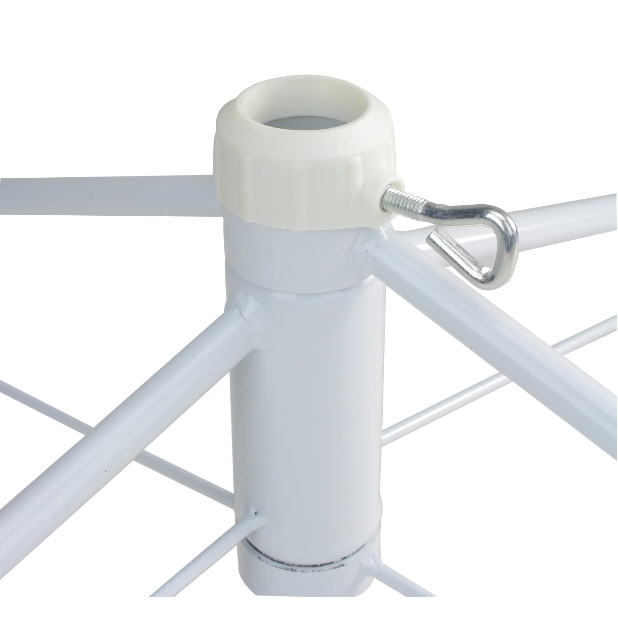 Northlight Artificial Tree Stands-White Metal Christmas Tree Stand For 6.5'-7.5' Artificial Trees