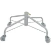 Northlight Artificial Tree Stands-White Metal Rolling Christmas Tree Stand For 6.5'-7.5' Artificial Trees
